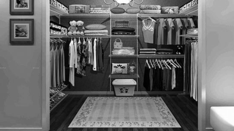 年底大扫除被全家的衣服逼疯？嵌入式衣帽间3步开挂，3000块搞定把堆积如山的衣物塞进“隐形巨胃”！